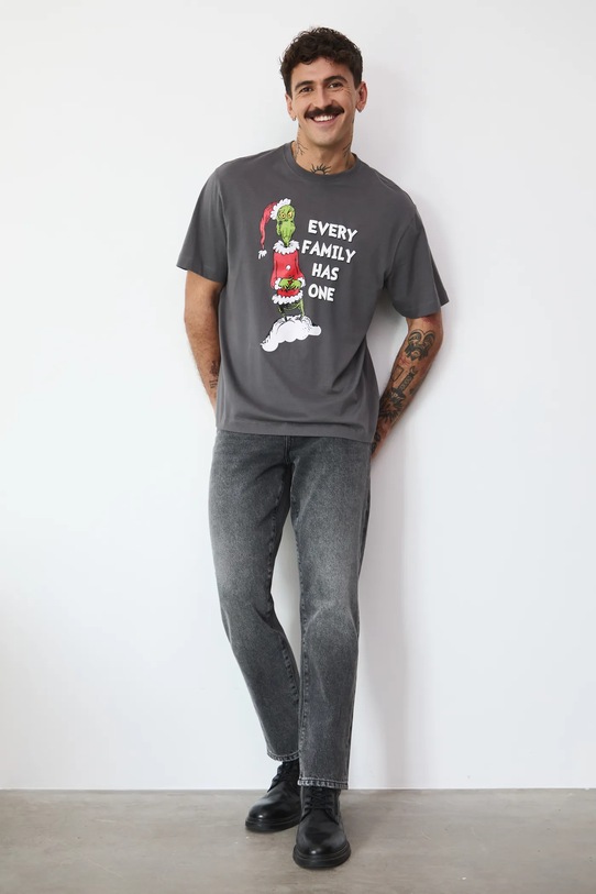 Medicine t-shirt bawełniany RW25-TSMA70 szary RW25