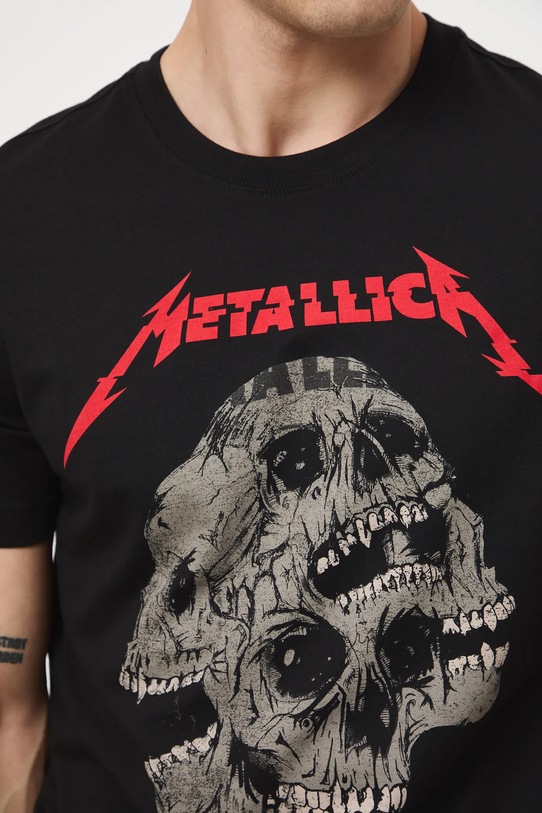 Medicine t-shirt bawełniany RW25-TSMA71 czarny