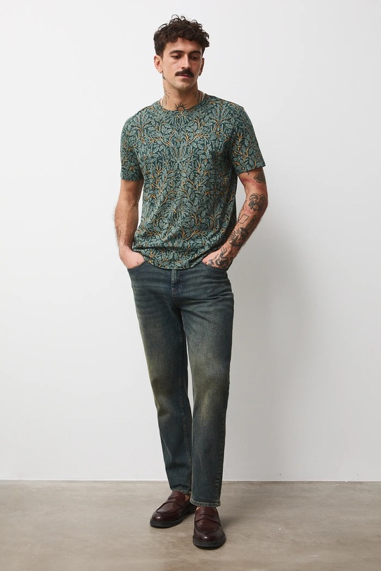 Medicine t-shirt bawełniany RW25-TSMB06 zielony RW25