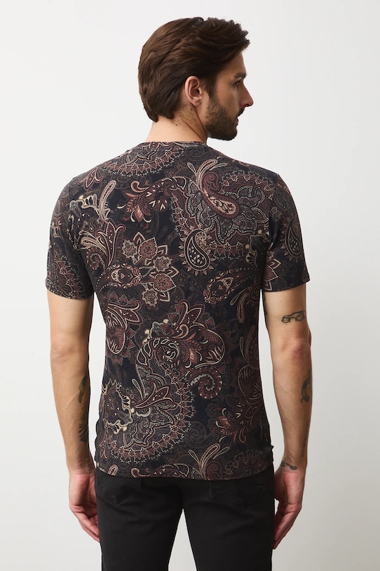 Odzież Medicine t-shirt bawełniany RW25-TSMB12 brązowy