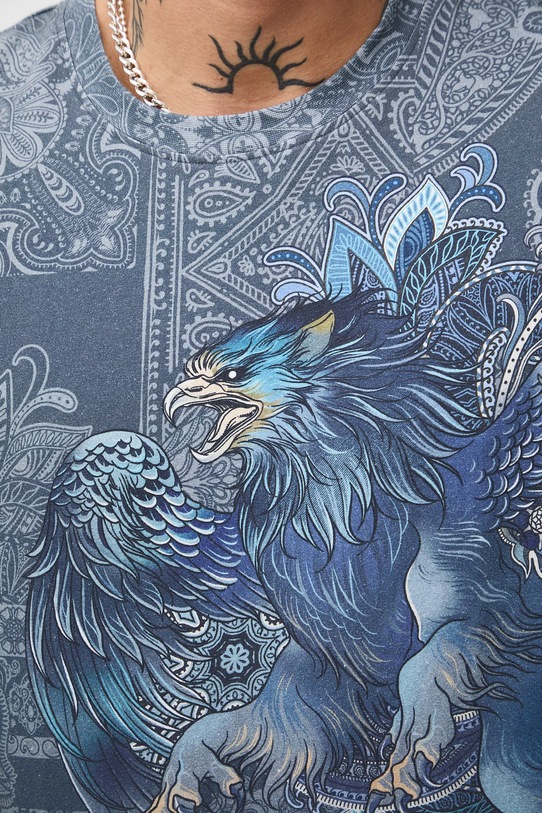 Medicine t-shirt RW25-TSMB14 granatowy