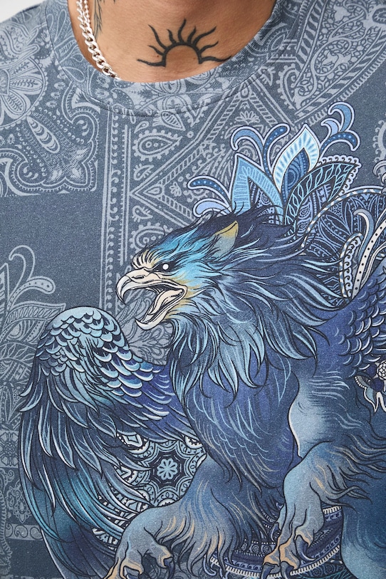 Medicine t-shirt RW25-TSMB14 granatowy