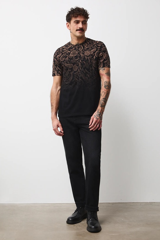 Medicine t-shirt bawełniany RW25-TSMB15 czarny RW25