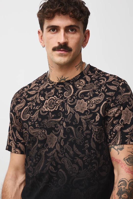 Medicine t-shirt bawełniany czarny RW25-TSMB15