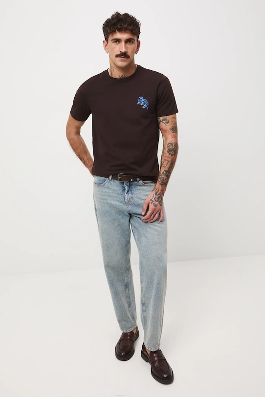 Medicine t-shirt bawełniany RW25-TSMB19 brązowy RW25