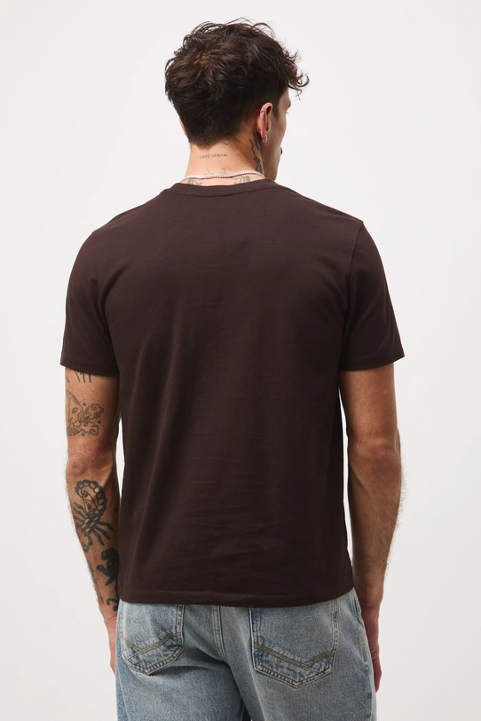 Odzież Medicine t-shirt bawełniany RW25-TSMB19 brązowy