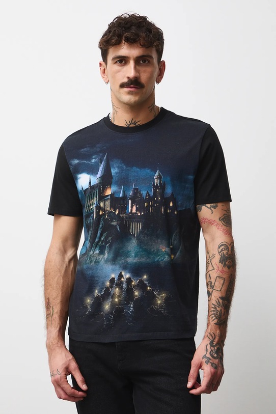 Medicine t-shirt bawełniany RW25-TSMB53 czarny RW25