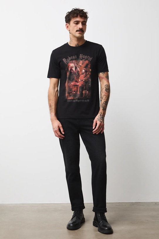 Odzież Medicine t-shirt bawełniany RW25-TSMB56 czarny