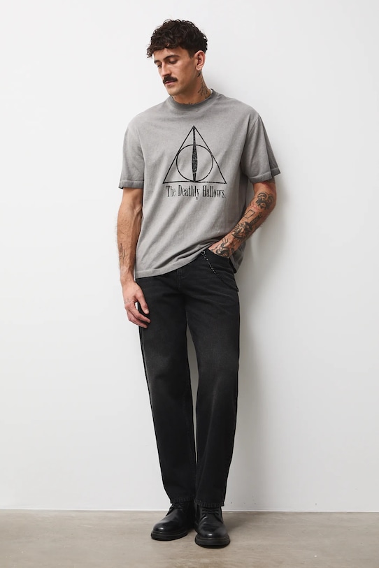 Odzież Medicine t-shirt bawełniany RW25-TSMB57 szary