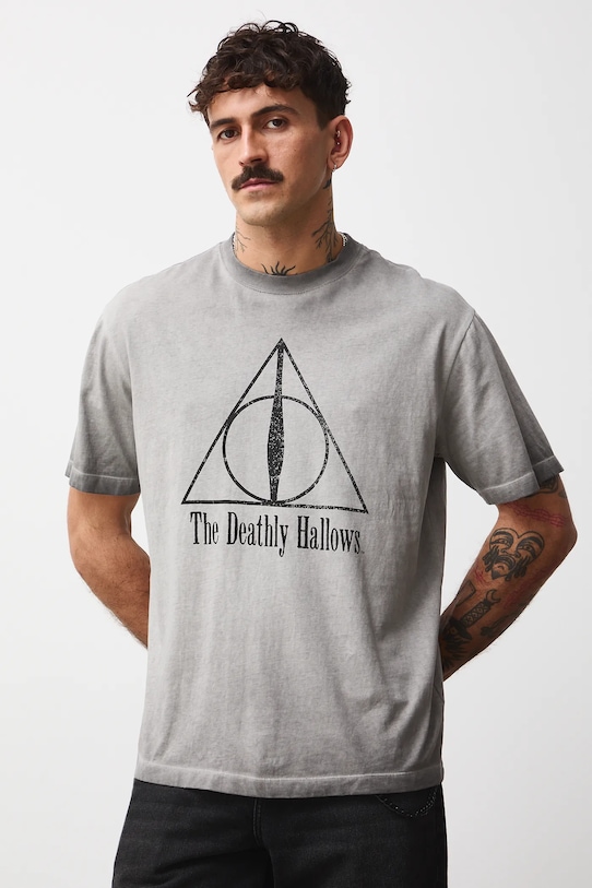 Medicine t-shirt bawełniany szary RW25-TSMB57