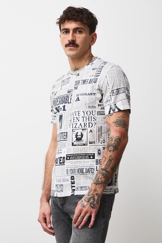 Medicine t-shirt bawełniany RW25-TSMB59 beżowy RW25