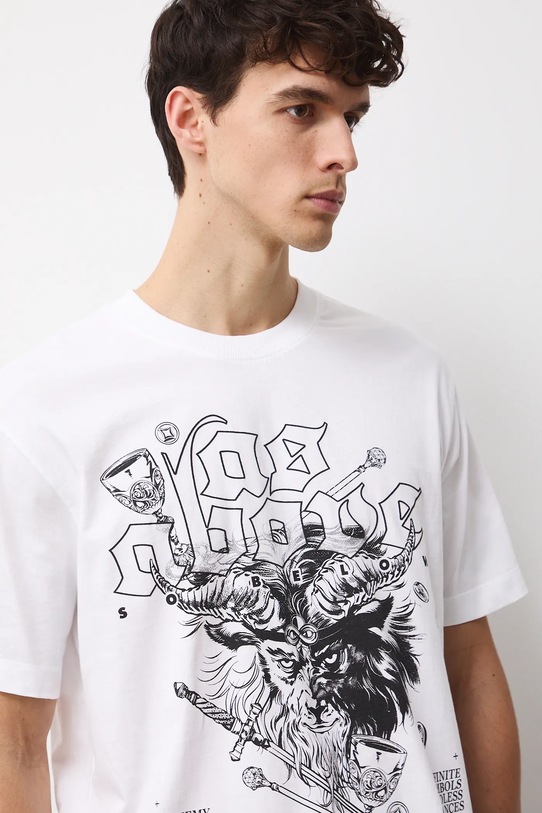 Medicine t-shirt bawełniany biały RW25-TSMC11