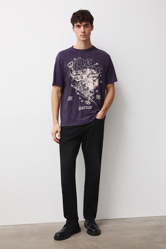 Medicine t-shirt bawełniany RW25-TSMC11 fioletowy RW25