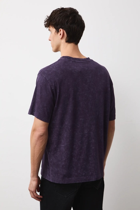 Odzież Medicine t-shirt bawełniany RW25-TSMC11 fioletowy