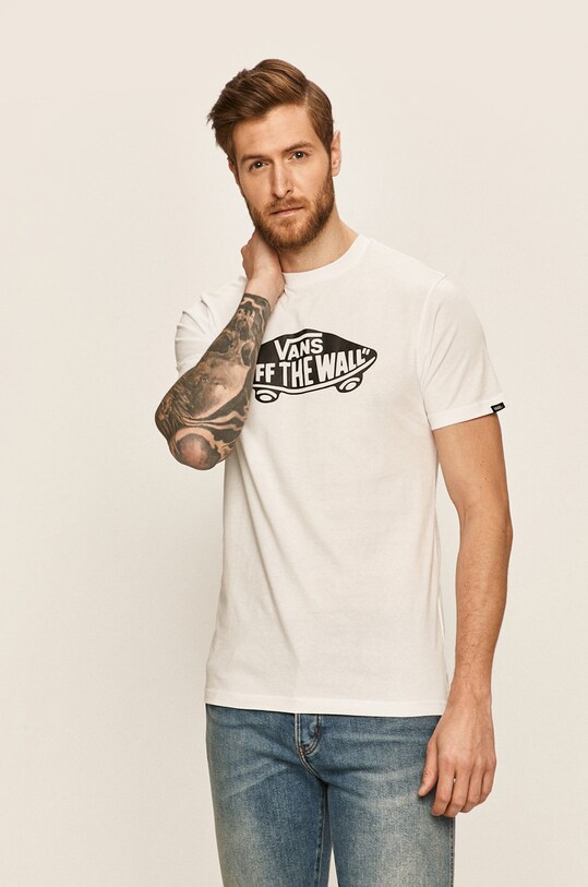 Vans tricou print alb VN000JAYYB21