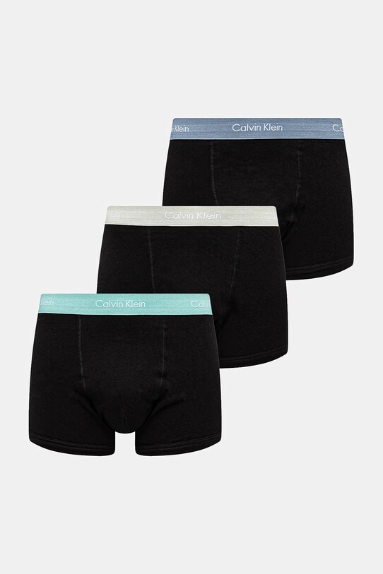 Боксери Calvin Klein Underwear 3-pack трикотаж чорний 0000U2662G.