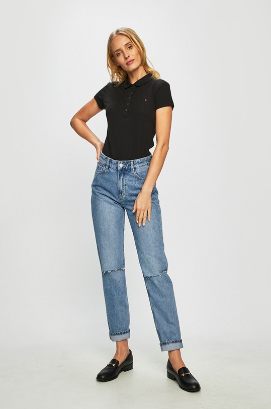 Tommy Hilfiger - Top 1M57636661 1M57636661 czarny AA00