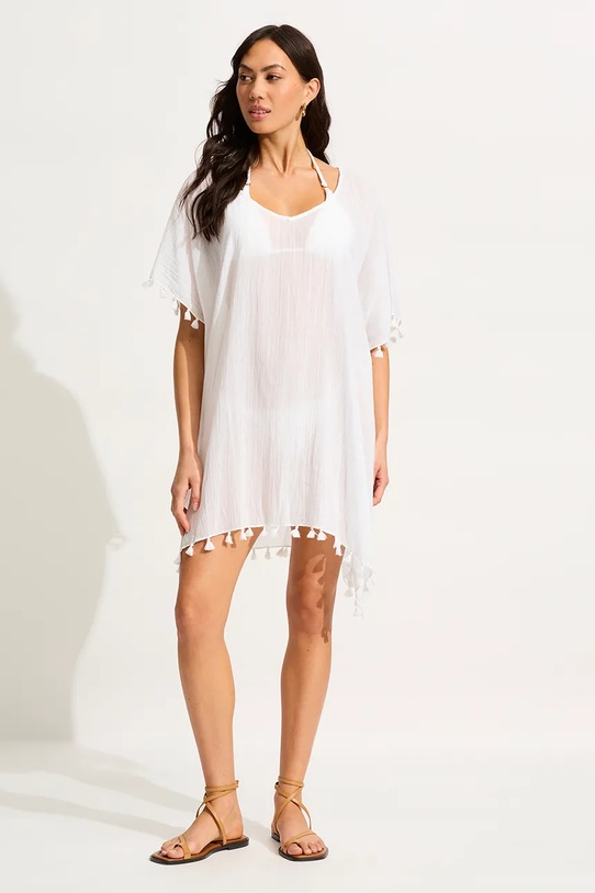 Seafolly - Narzutka plażowa biały 52162.WHITE