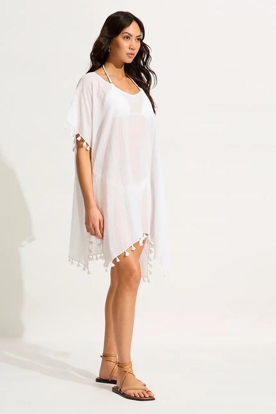 Odzież Seafolly - Narzutka plażowa 52162.WHITE biały