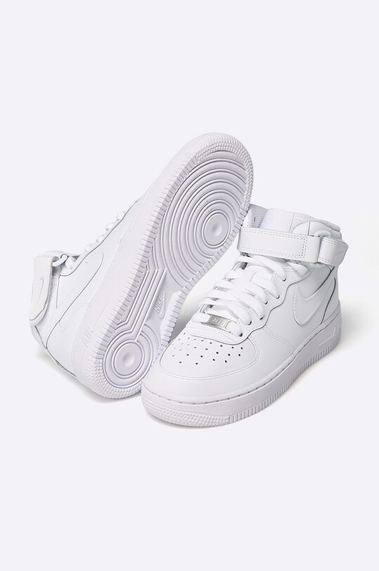 Nike Kids - Pantofi copii AIR FORCE 1 MID GS 314195.113 alb