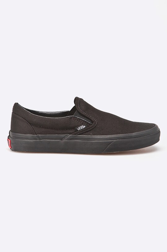 Vans - Πάνινα παπούτσια Classic Slip-On υφασμάτινο μαύρο VEYEBKA