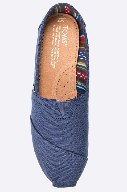 Toms - Espadrile Canvas Classic 10000873 bleumarin