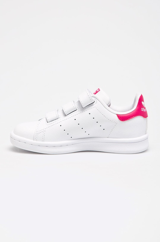 Dievča adidas Originals - Detské topánky Stan Smith CF C B32706 B32706 biela