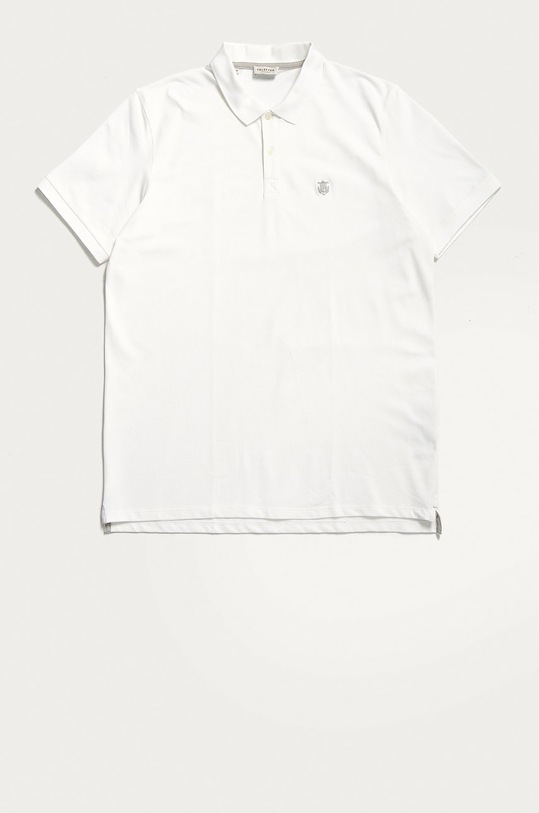 Polo tričko Selected Homme jednofarebný biela 16049517