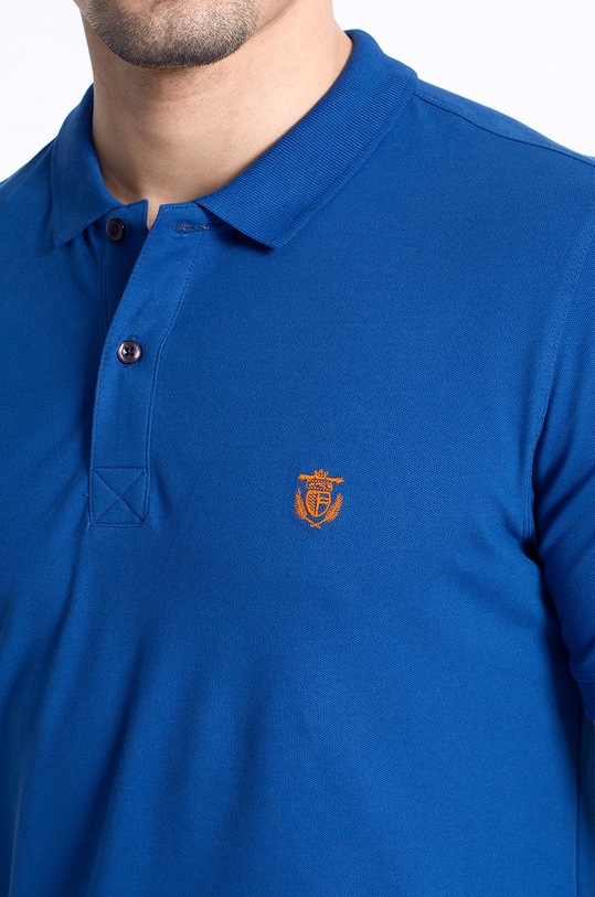 Selected Homme Polo niebieski 16049517