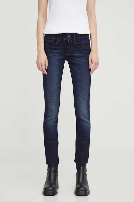 G-Star Джинси Lynn Mid Skinny темно-синій 60885.6131.071