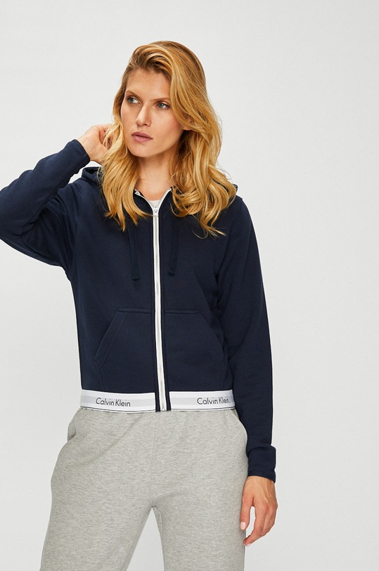 Calvin Klein Jeans - Bluza z kapturem granatowy 000QS5667E