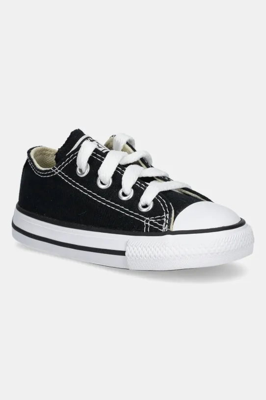 Converse - Кеды dziecięce Chuck Taylor All Star гладкий чёрный 7J235