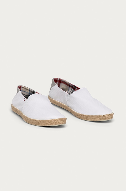 Tommy Hilfiger - Espadrilky FM0FM00569 bílá SS21