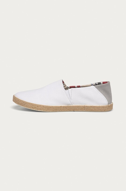 Παπούτσια Tommy Hilfiger - Εσπαντρίγιες FM0FM00569 λευκό