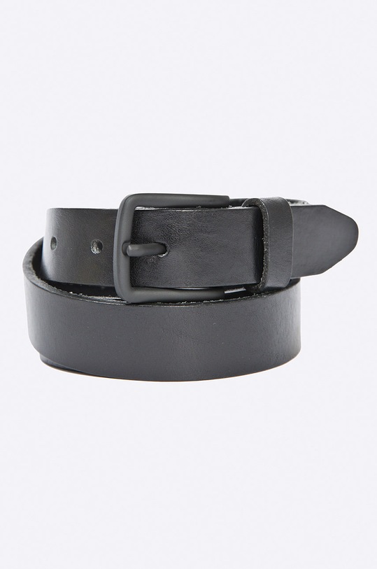 Jack & Jones - Kožený pásek černá 12111066