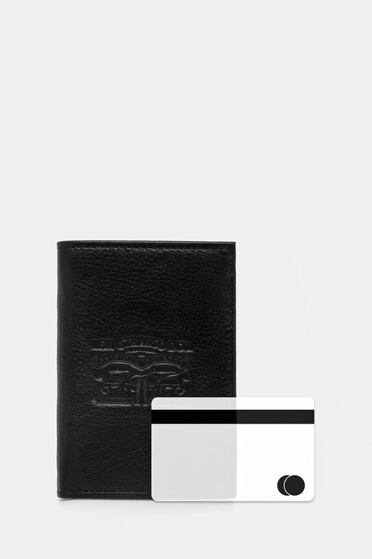 Levi's - Кожаный кошелек 222543.EU чёрный