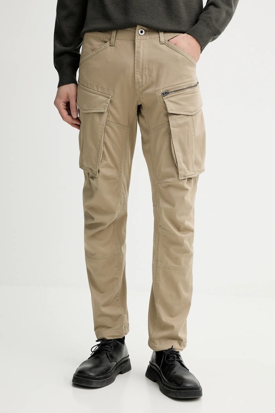 G-Star - Spodnie Rovic Zip 3D D02190.5126.239 beżowy D02190.5126.239