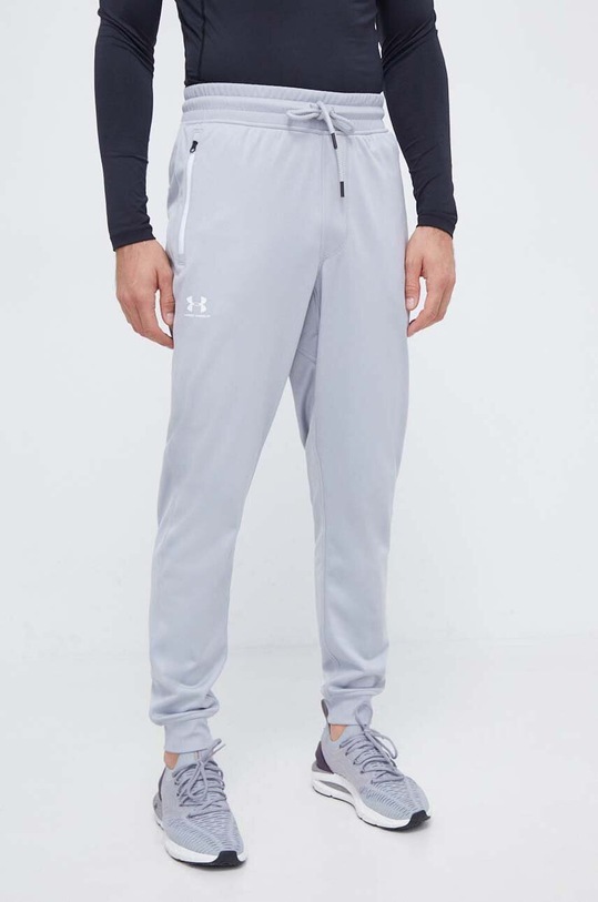 Under Armour spodnie dresowe dzianina szary 1290261