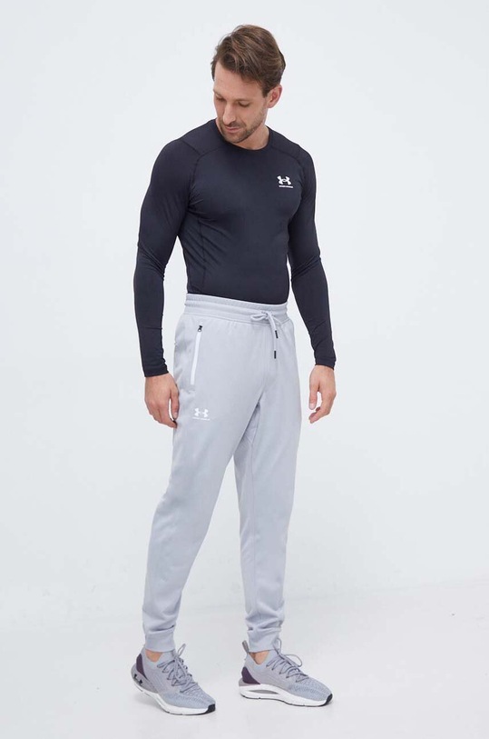 Under Armour spodnie dresowe 1290261 szary SS24