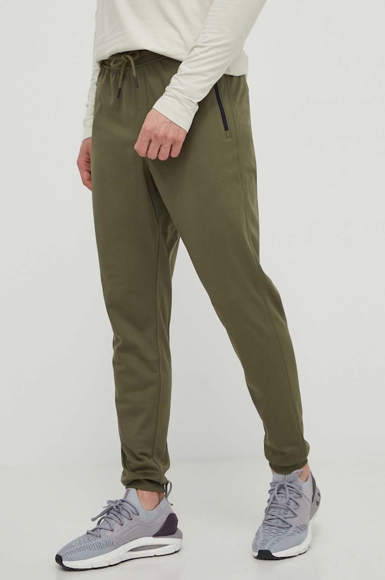 Under Armour spodnie dresowe dzianina zielony 1290261