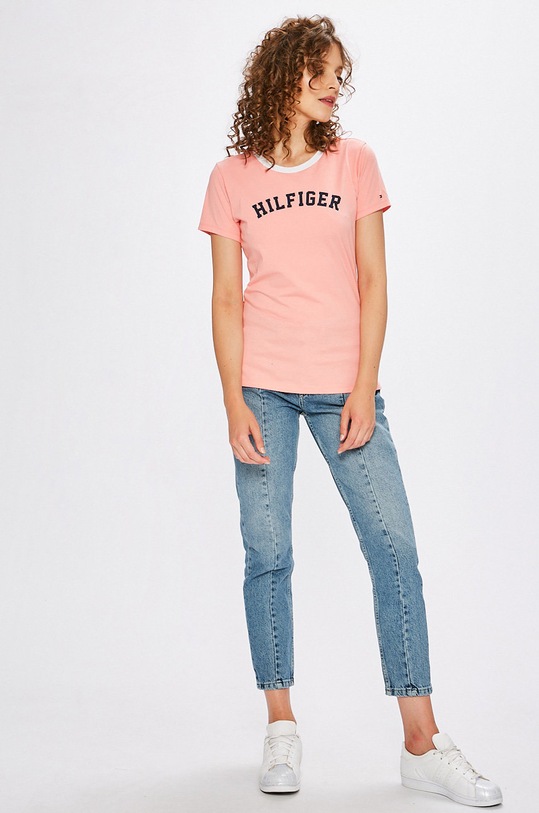 Tommy Hilfiger - Top UW0UW00091 ροζ AA00