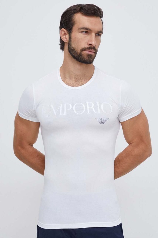 Emporio Armani Underwear - T-shirt 111035 z elastanem biały 111035