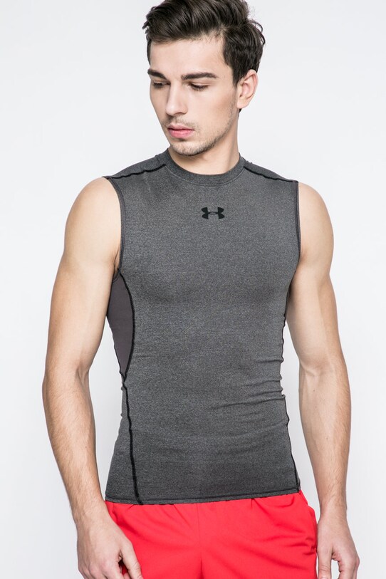 Under Armour - Pánske tričko 1257469 slim sivá 1257469