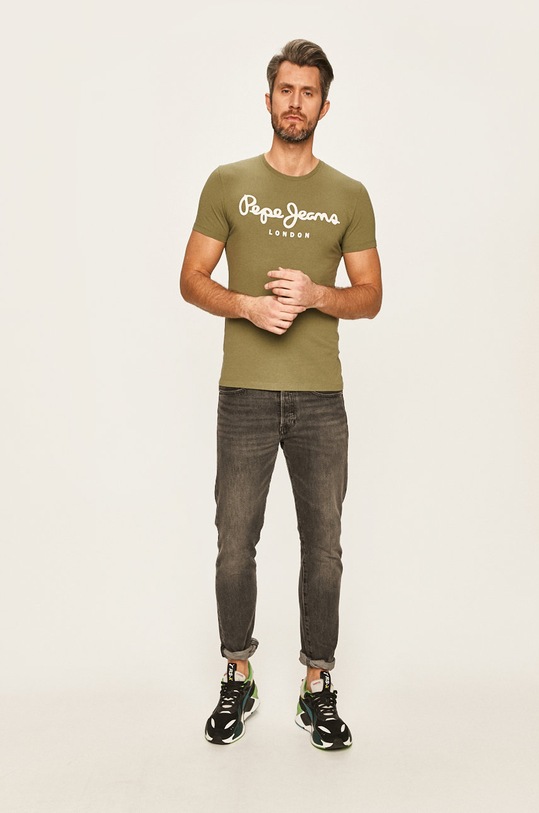 Pepe Jeans - Tričko PM501594 zelená AA00