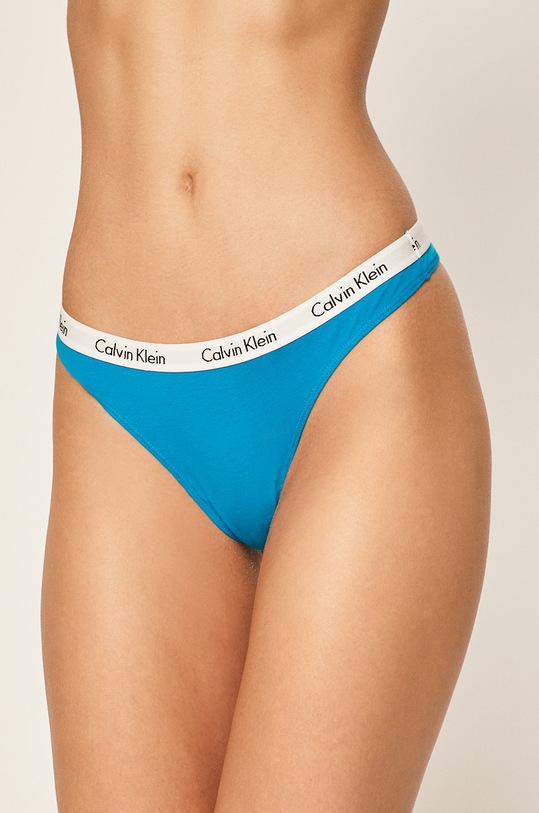Tanga Calvin Klein Underwear tanga modrá 0000D1617E