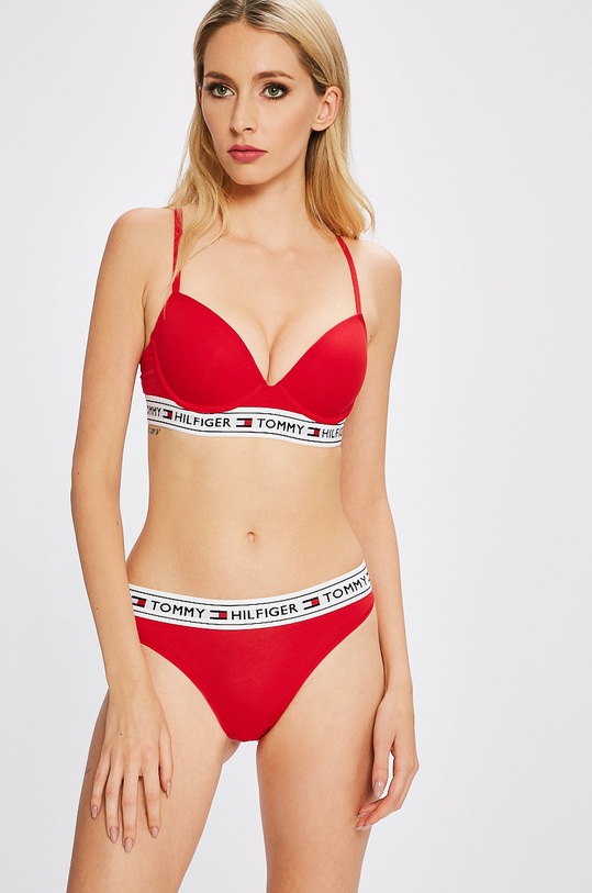 Tommy Hilfiger - Podprsenka UW0UW00558 červená AA00