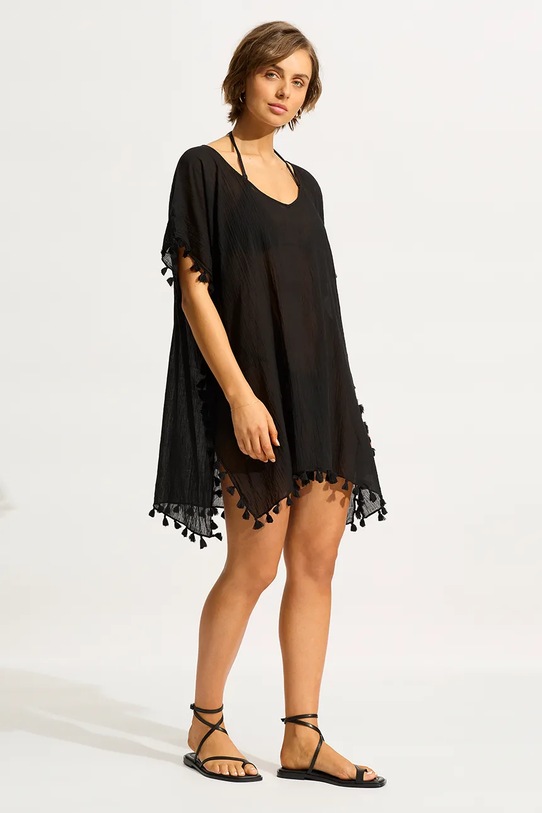 Odzież Seafolly - Narzutka plażowa 52162 czarny