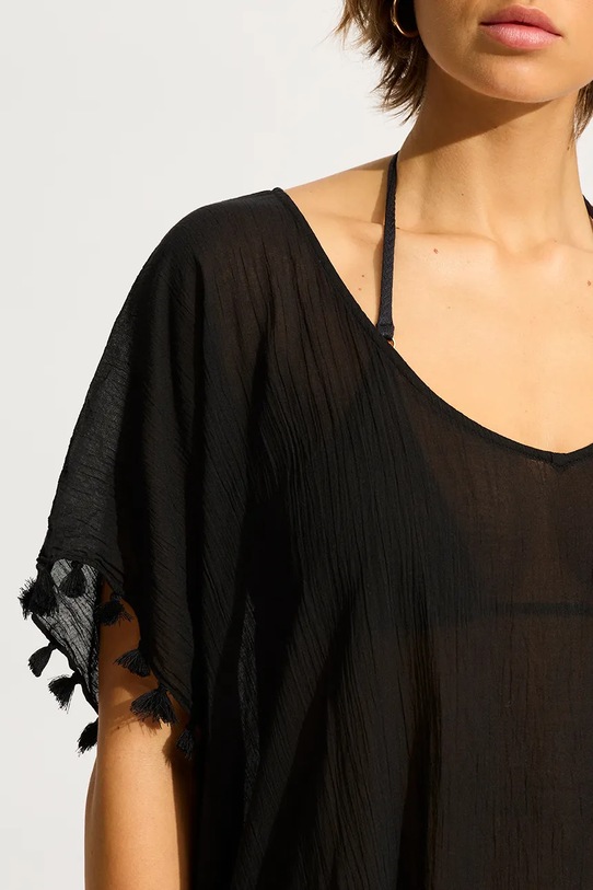 Seafolly - Narzutka plażowa czarny 52162