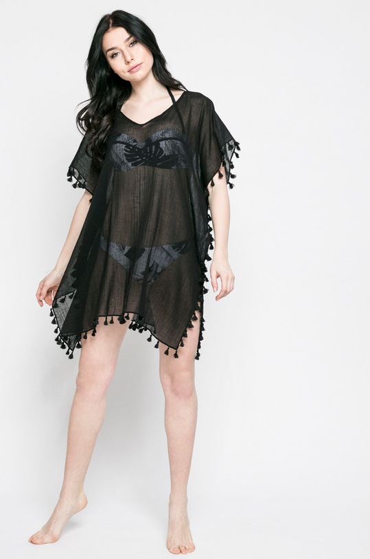 Seafolly - Пляжна накидка 52162 чорний SS19