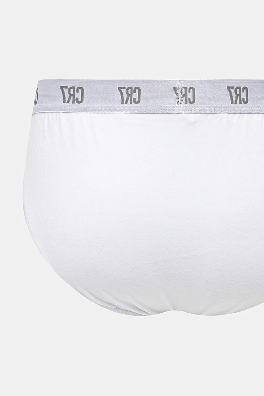 Oblečenie CR7 Cristiano Ronaldo - Slipy (3-pak) 8100.6610.100 biela